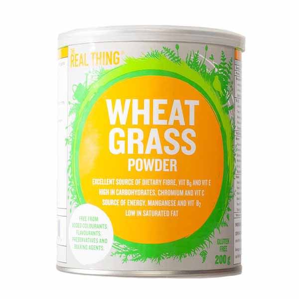 The Real Thing Wheat Grass Powder Gluten Free - 200g - Heal Health ...
