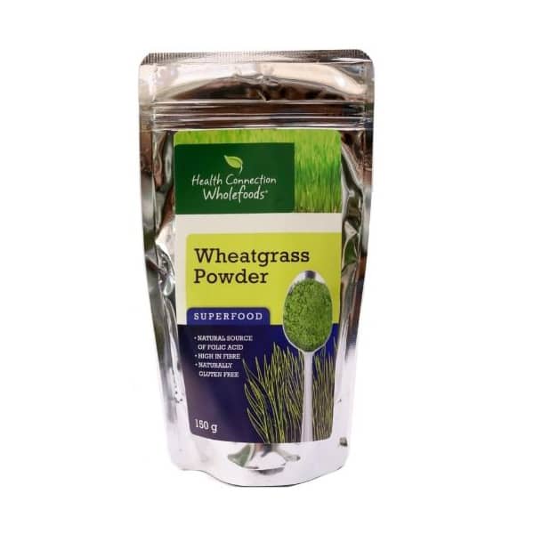 Health Connection Wholefoods Wheatgrass Powder 150g Heal Health Warehouse